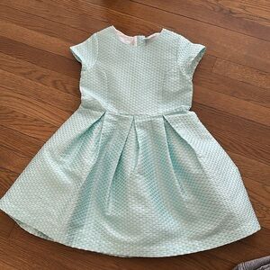 Beautiful Mint green patterned dress 5-6